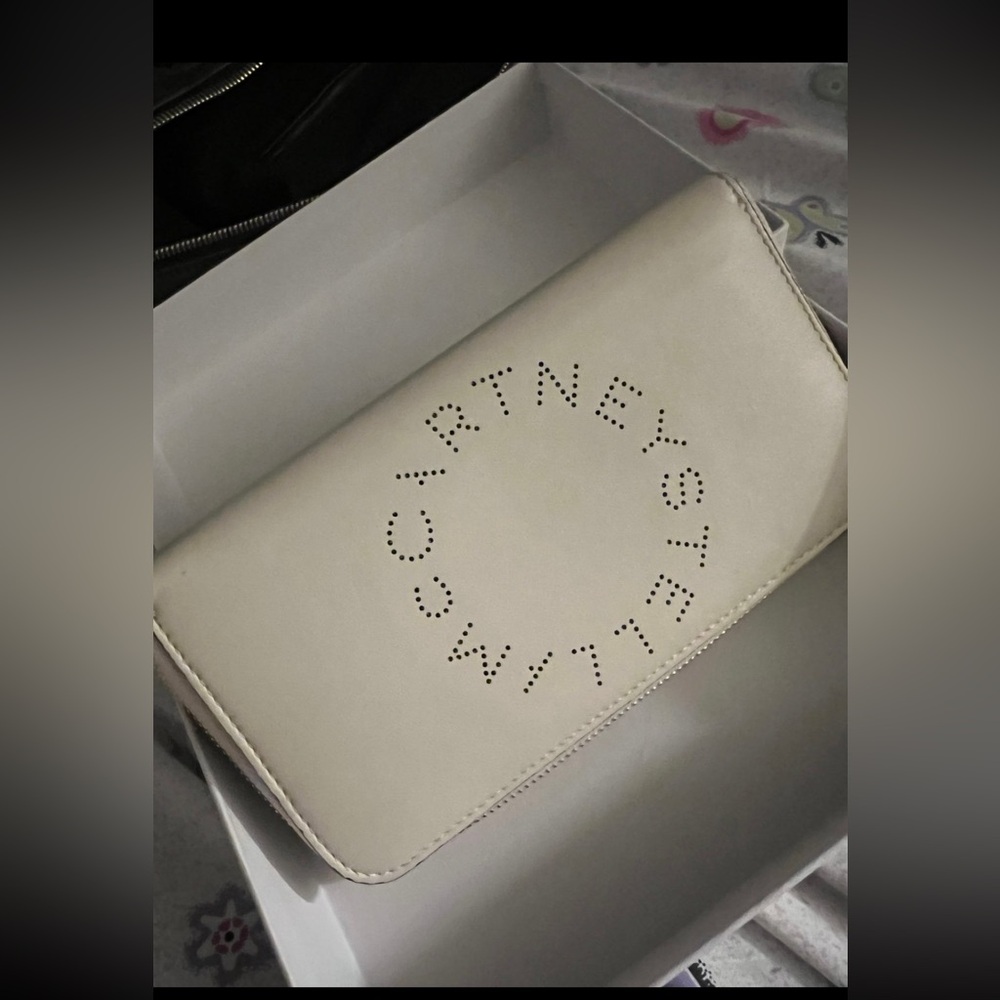 💥🔥Stella McCartney Buffed cream leather crossbody bag and wallet (set)!💥⛅️✨ - Picture 11 of 16